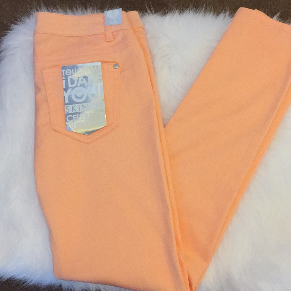 Pastel orange pants